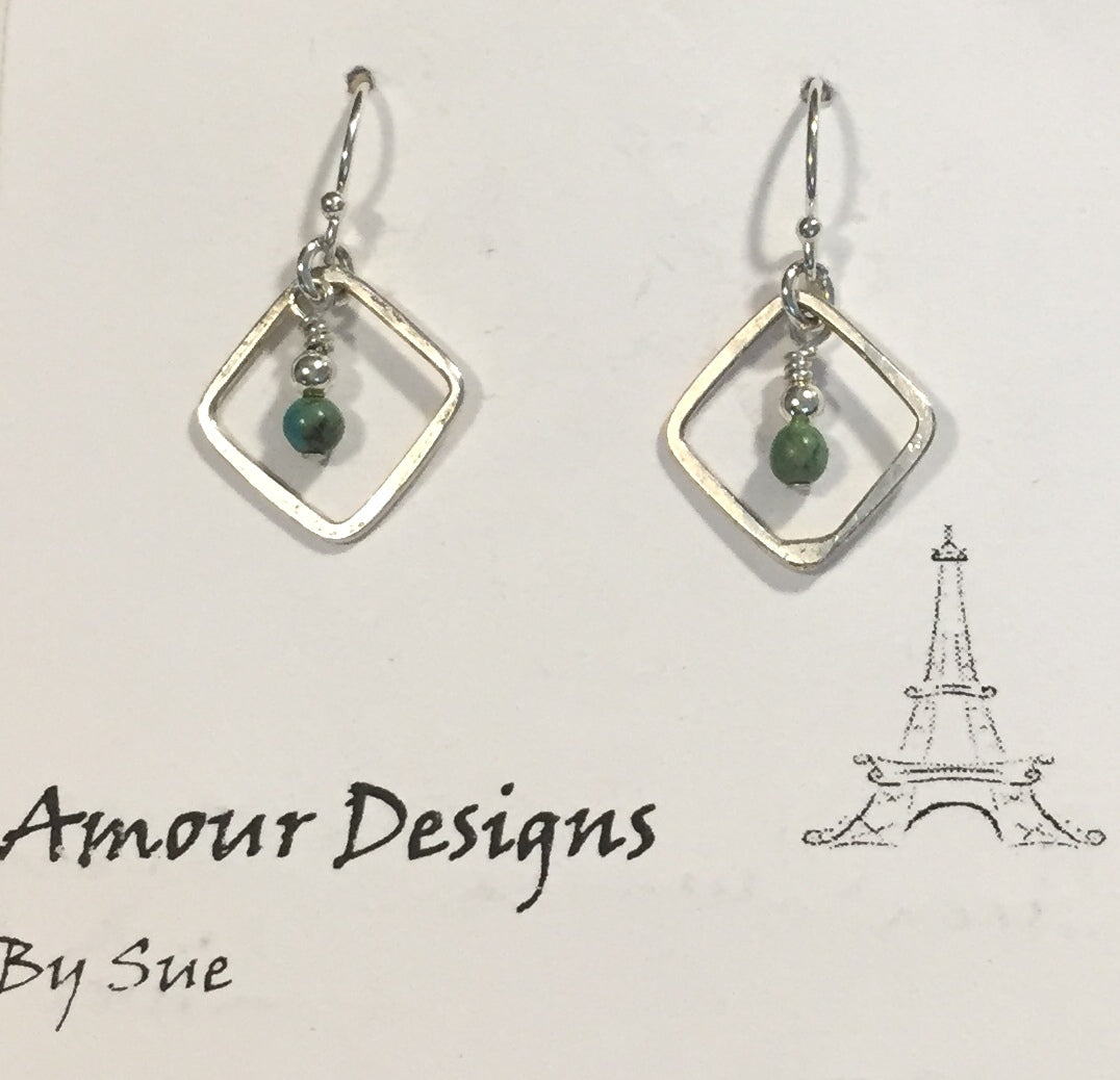 Lil Lilly's Turquoise Earrings