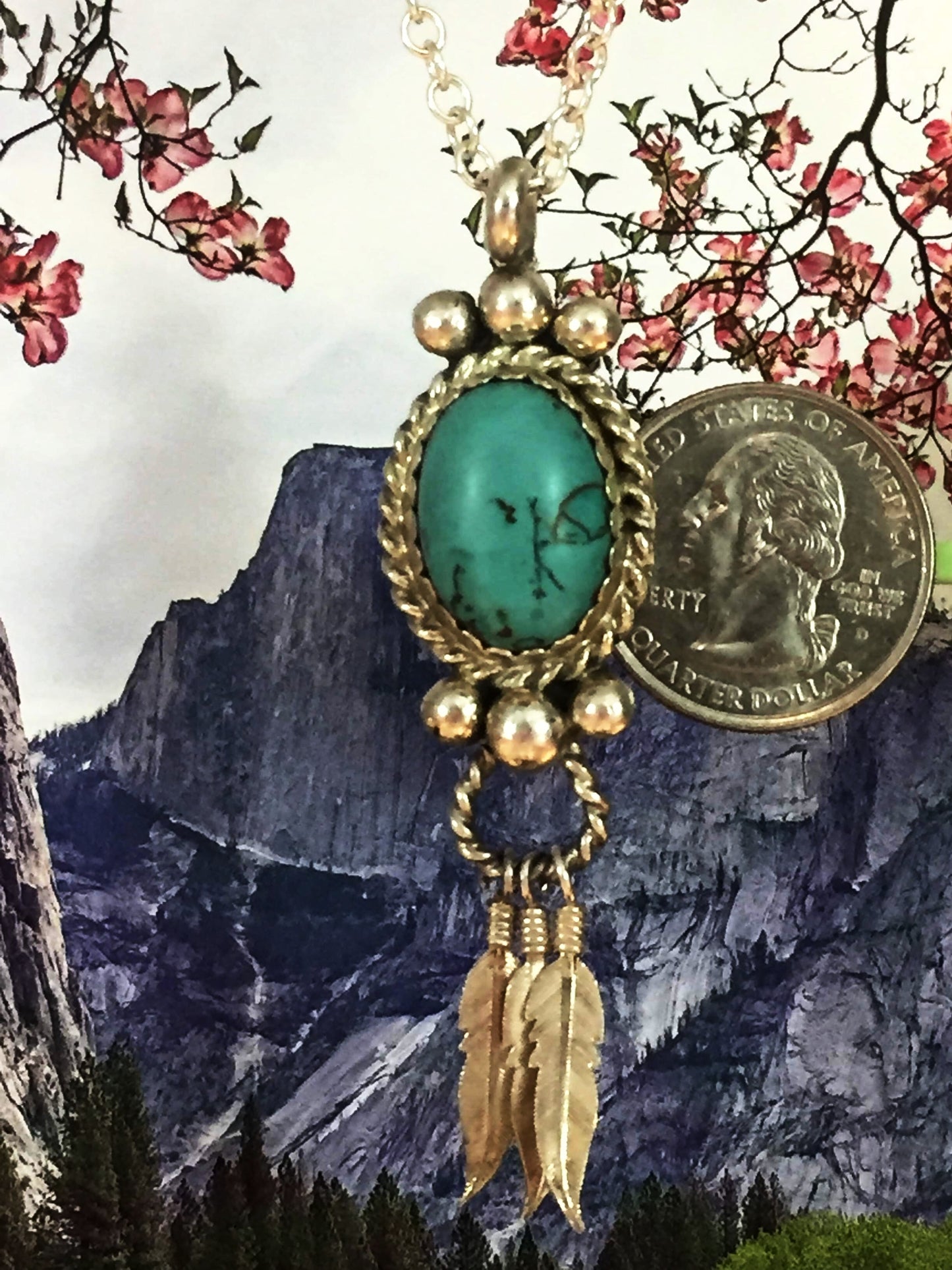 Three Feathers - KingmanTurquoise