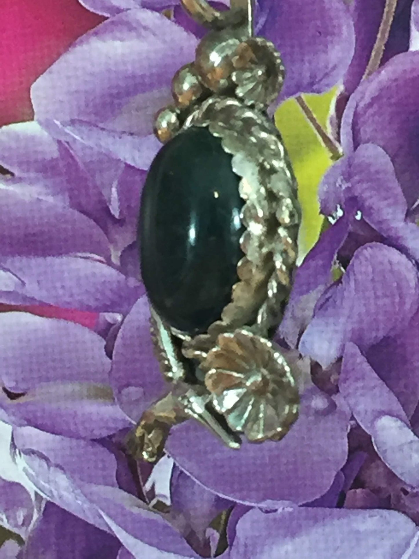 Fly Away Hummingbird - Jade Pendant