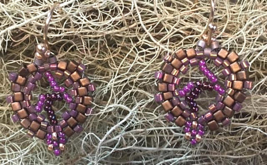 Autumn leaf Earrings