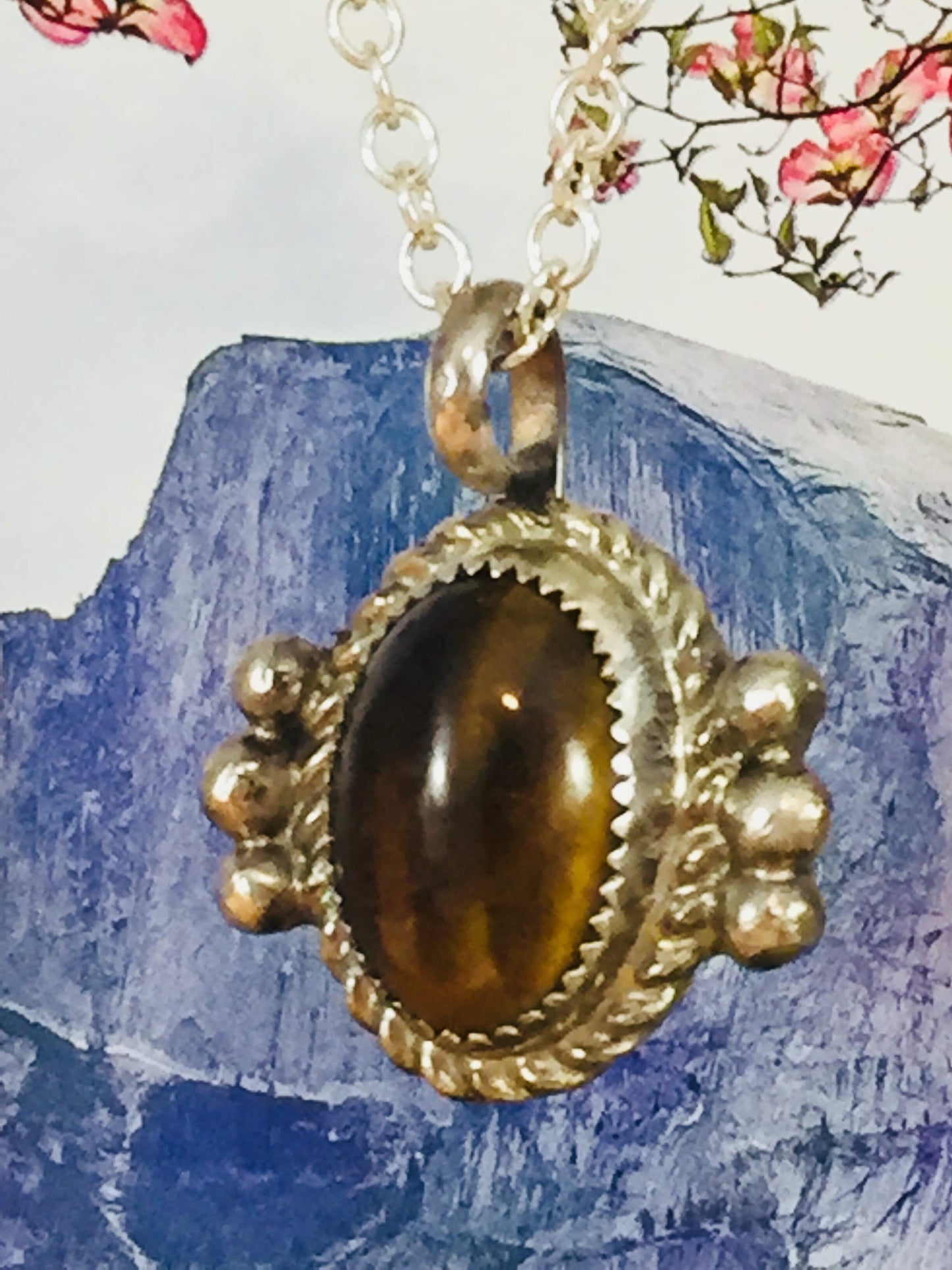 Raindrops on Gold Tiger eye
