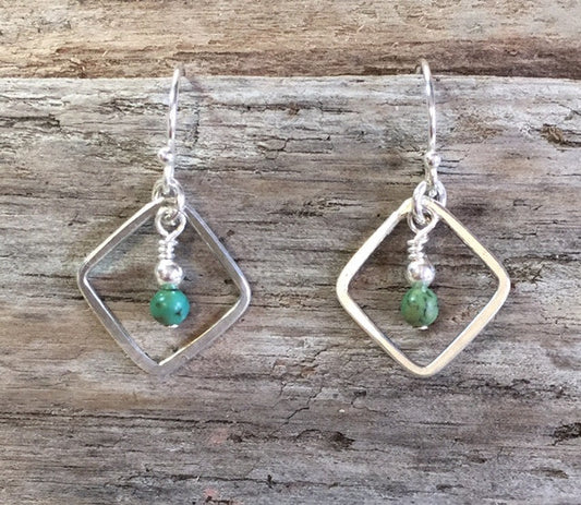 Small Square Hoop Earrings