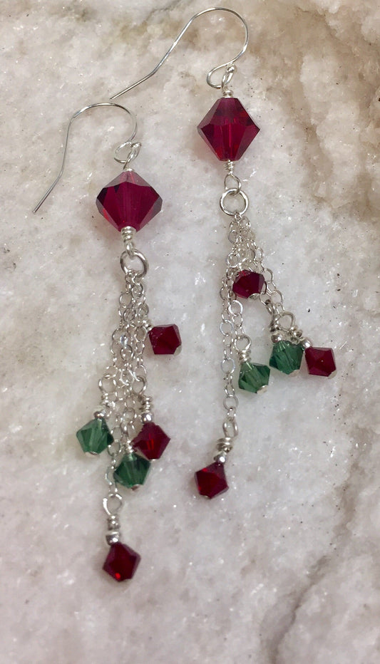 Christmas earrings