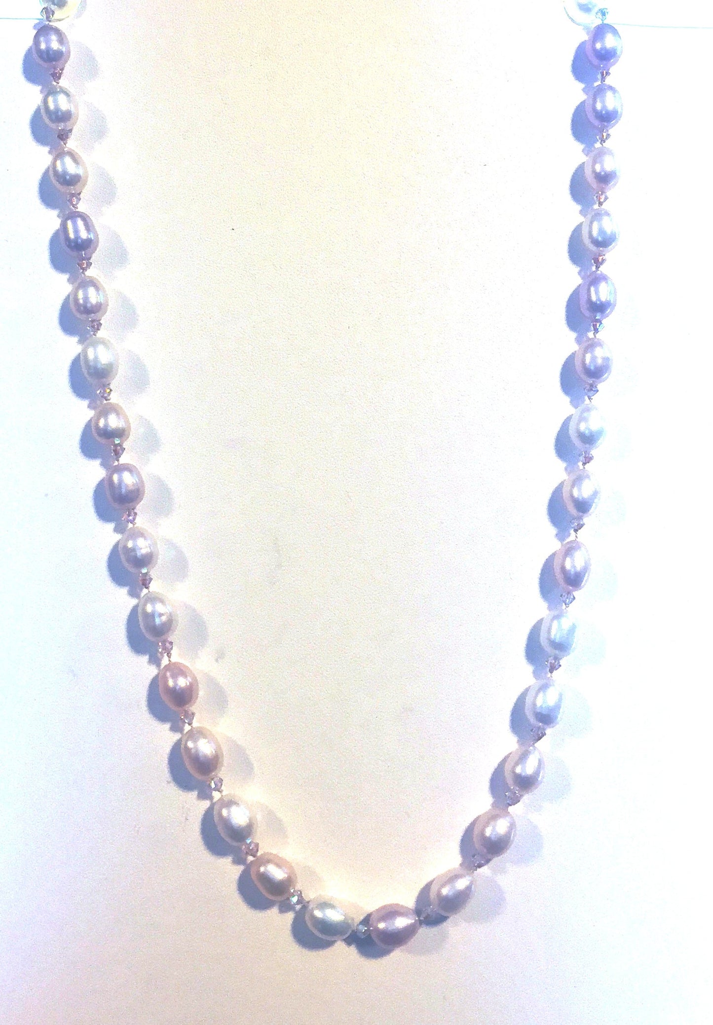 Amour Crystal and Pearls Necklace