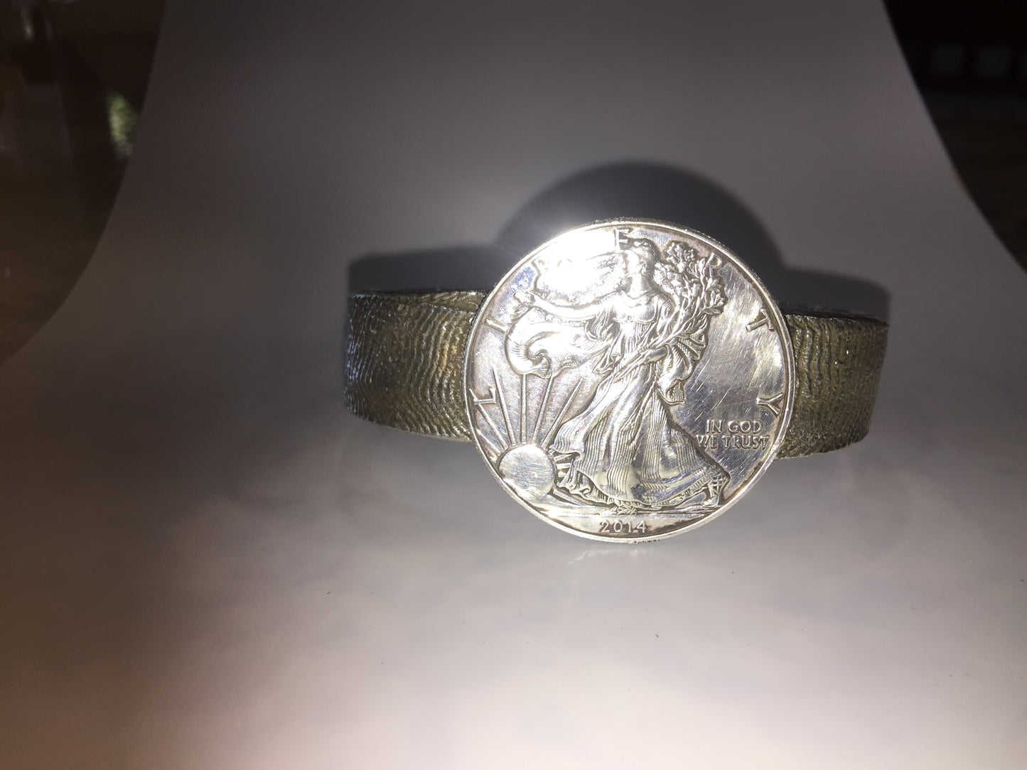 Walking Liberty Cuff .999 Silver Cuff Bracelet