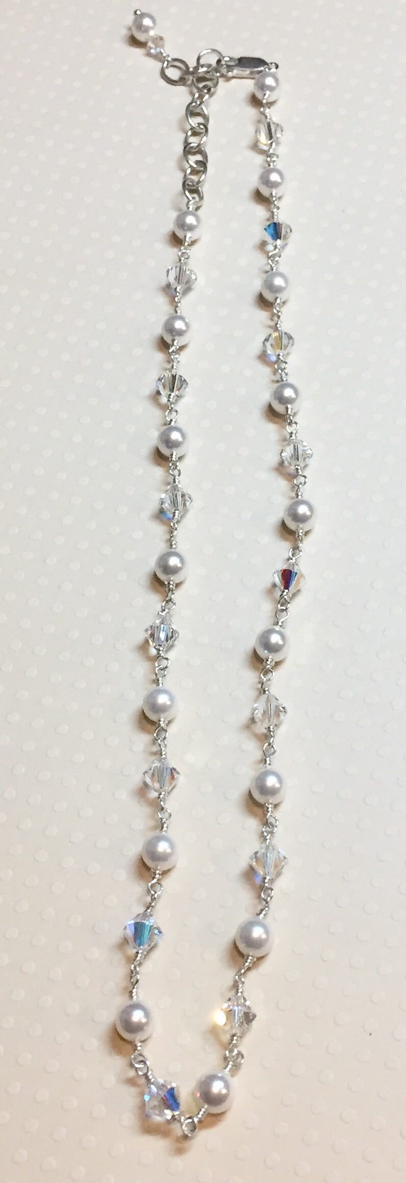 Swarovski Crystal & Pearl Necklace