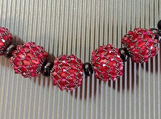 Swarovski crystal beaded beads