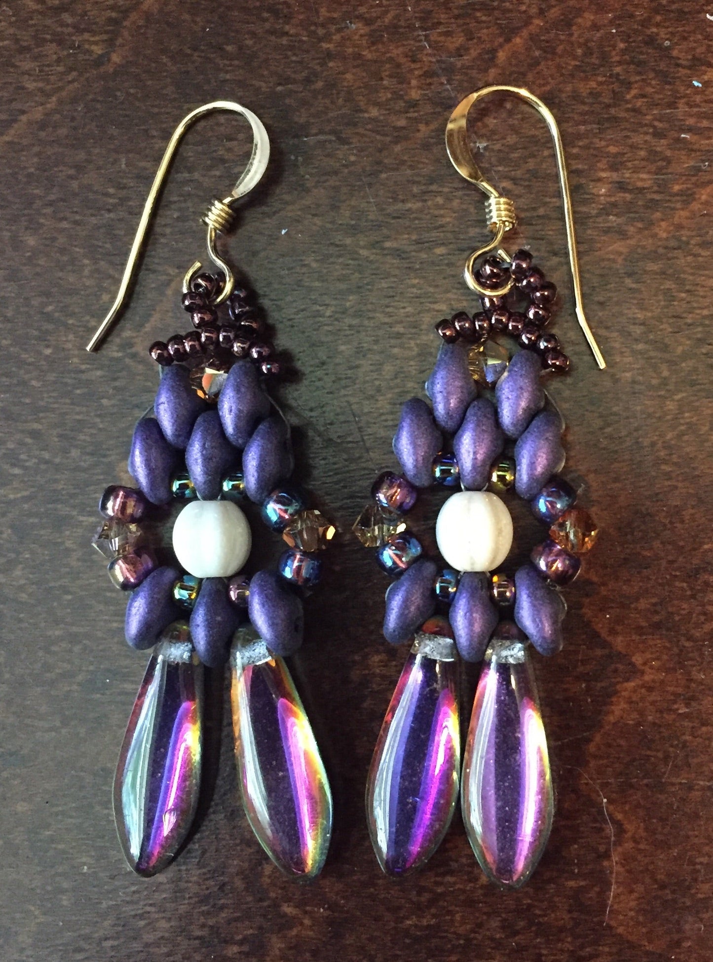 Color Me Purple Earrings