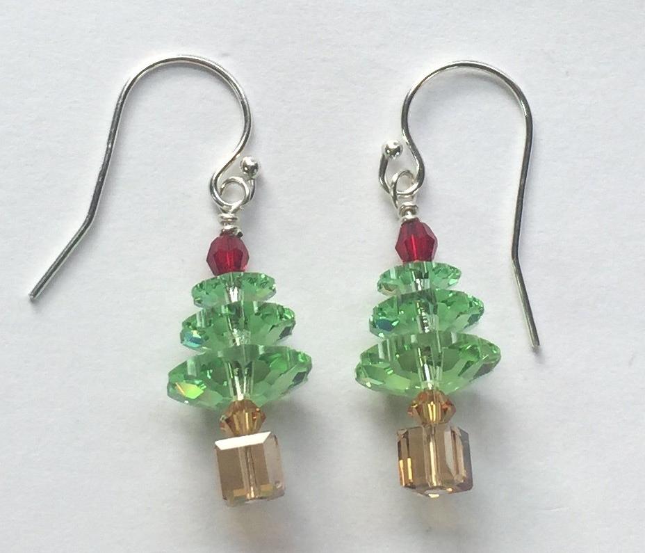 Holiday Tree Earrings in 3 colors